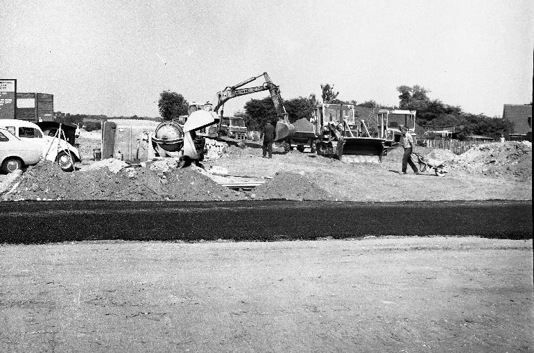 Photograph. North Walsham By-Pass Construction (Les Edwards) k (North Walsham Archive).