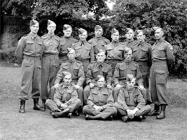 North Walsham Cable Repeater Station Home Guard (North Walsham Archive) Photograph. North Walsham Cable Repeater Station Home Guard (North Walsham Archive).