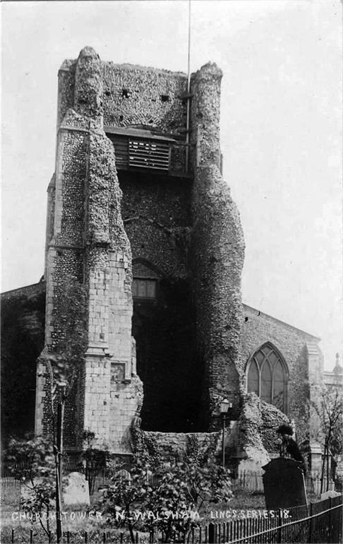 Photograph. North Walsham Church 1920. Postcard. (North Walsham Archive).