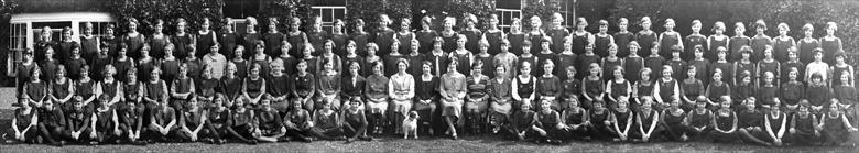 Photograph. North Walsham High School for Girls. 1927 (North Walsham Archive).