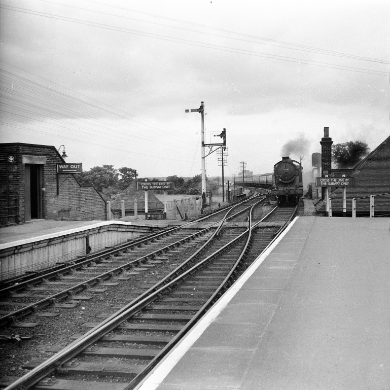 Photograph. North Walsham 'Main' Railway Station. 25th June 1952. (North Walsham Archive).