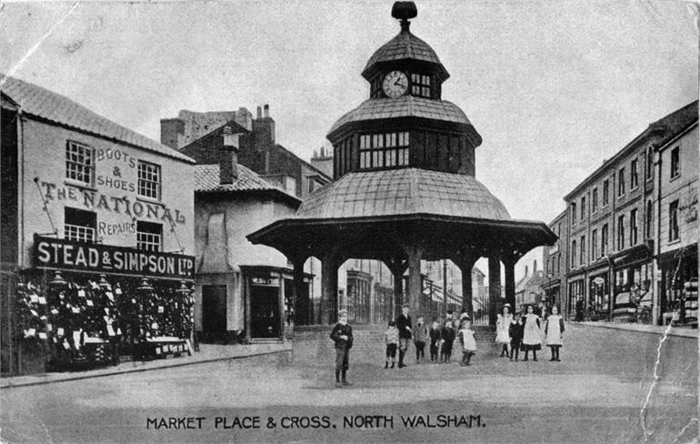 Photograph. North Walsham Market Cross. (North Walsham Archive).