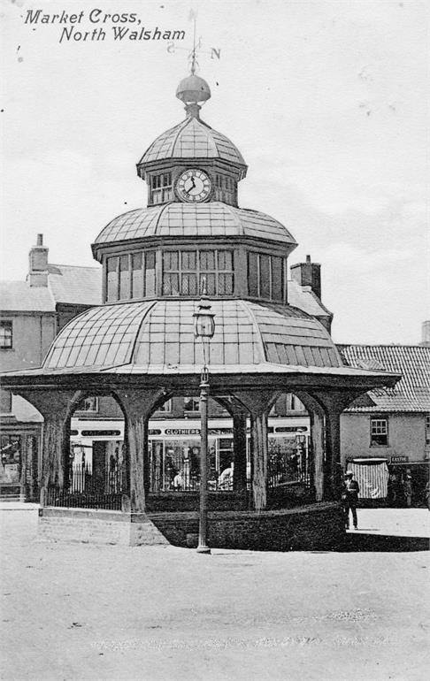 Photograph. North Walsham Market Cross (North Walsham Archive).
