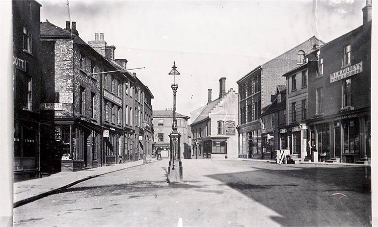 Photograph. North Walsham Market Place (North Walsham Archive).