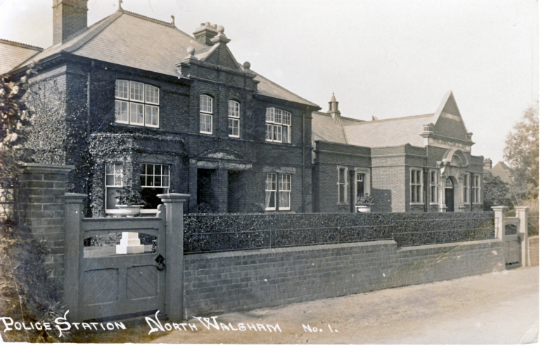 Photograph. North Walsham Police Station (North Walsham Archive).