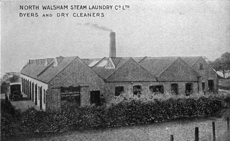 Photograph. North Walsham Steam Laundry Co. Ltd. (North Walsham Archive).