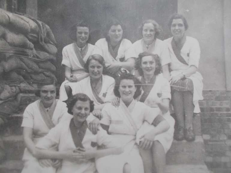 Photograph. North Walsham Steam Laundry - Wartime (North Walsham Archive).