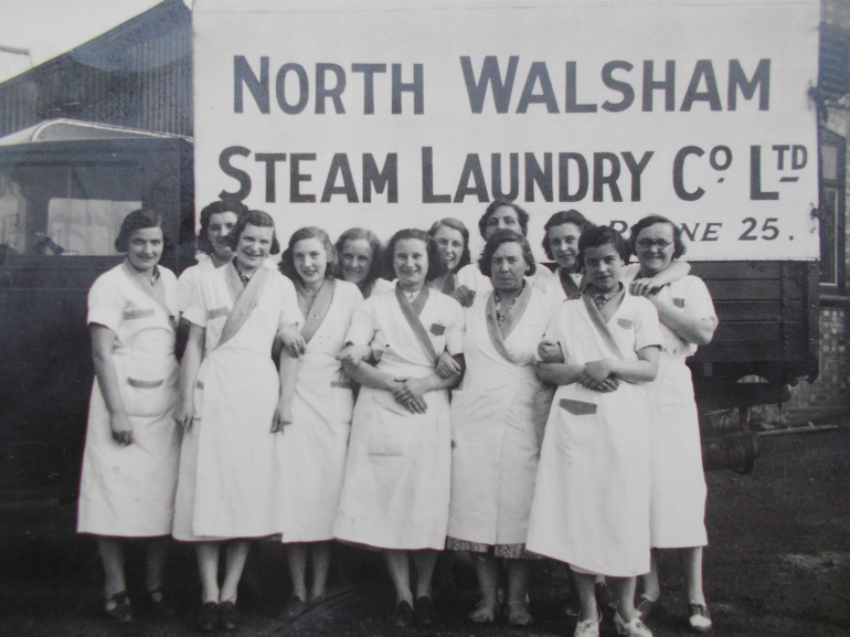 Photograph. North Walsham Steam Laundry (North Walsham Archive).