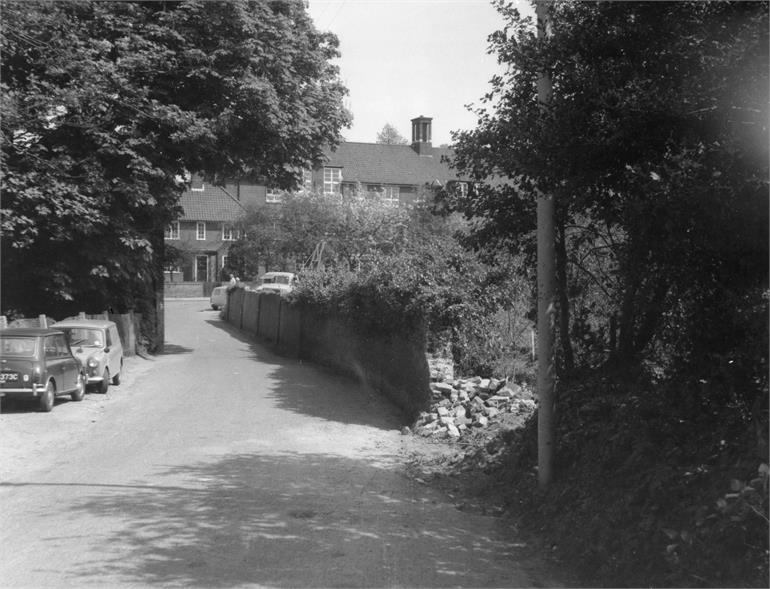 Photograph. Park Lane in the sixties. (North Walsham Archive).