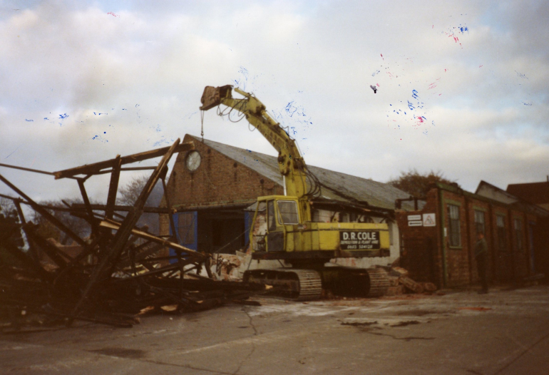 Photograph. Randell's 1989 Demolition (North Walsham Archive).