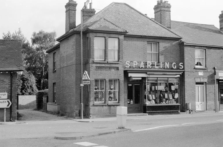 Photograph. Sparlings on Norwich Road, North Walsham (North Walsham Archive).