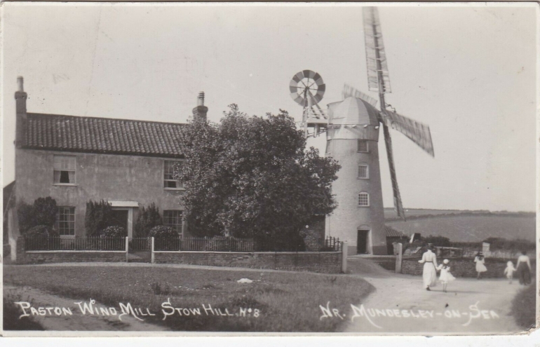 Photograph. Stow Mill, Paston near Mundesley (North Walsham Archive).
