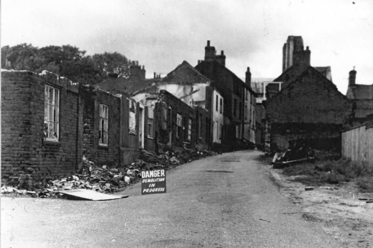 Photograph. Vicarage Street (North Walsham Archive).