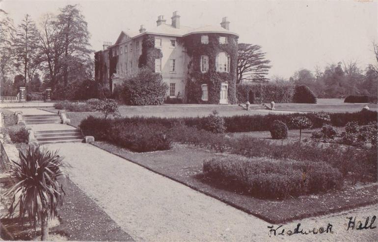 Photograph. Westwick Hall 1906 (North Walsham Archive).