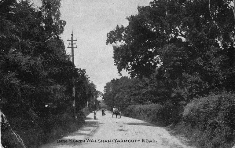Photograph. Yarmouth Road. (North Walsham Archive).