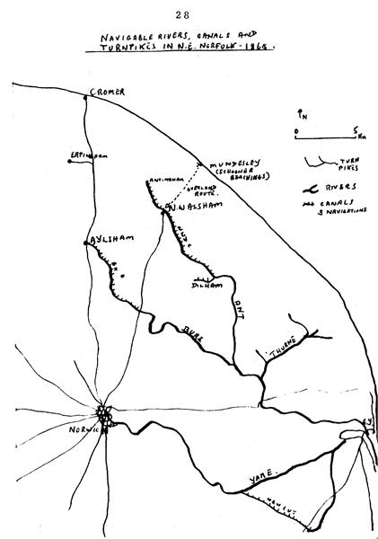 North Walsham Dilham Navigable Canal 1865