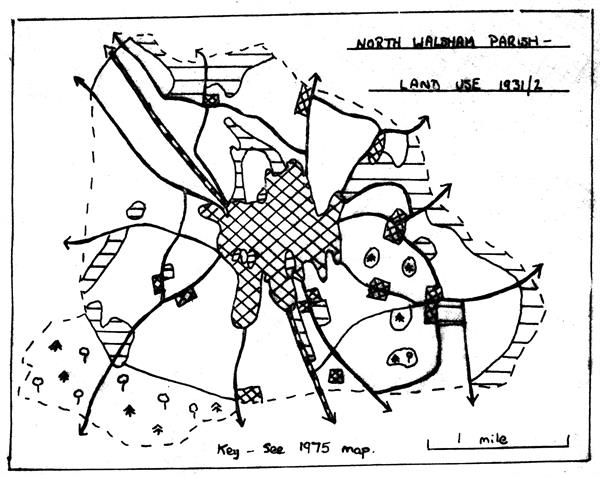 North Walsham Parish Land Use 1931/32
